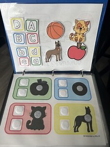 Alphabet Beginning Sounds Matching Book