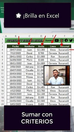 DESCUBRE y APRENDE a Sumar con Condiciones en Excel 🚀📊