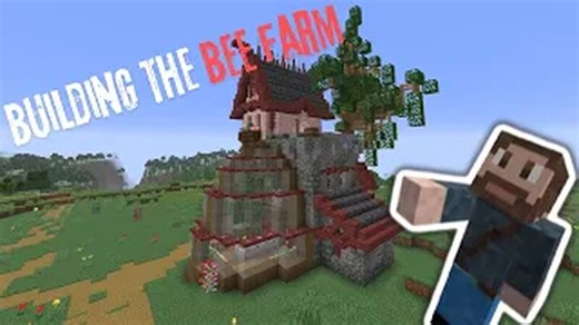 i built a Bee farm in Minecraft Minecraft Map