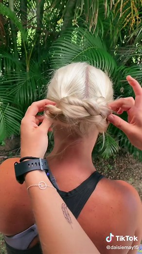 Hawaiian Hair Braiding Tutorial | Updo with Flower Crown