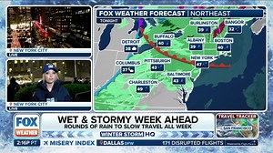 Rain, snow create messy conditions across I-95 Corridor  | Latest Weather Clips | FOX Weather