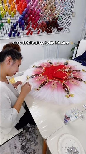 Every performance begins long before the stage.✨🩰 At Free Movement, each dance costume is carefully