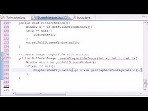 Java Game Development - 19 - Compatible Buffer Images Video Lecture | How to create Games in Java - Gaming Development - Software Development