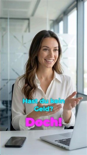 How to use the German word "DOCH" correctly! 🇩🇪 #shorts #deutsch #deutschlernen #germanlanguage
