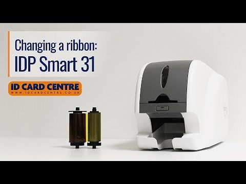 How to change an IDP Smart 31 printer ribbon