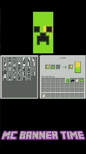 Minecraft COTW - Sophisticated Creeper Banner Design Short - It's Banner Time!