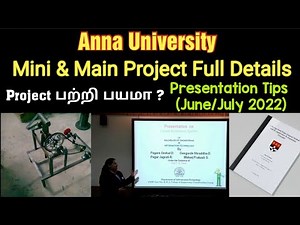 Anna University | Project பற்றி பயமா ? | Project Presentation Tips | Full Procedure | Latest News
