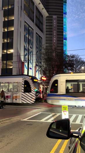Lynx light rail train at 7th street #lightrail