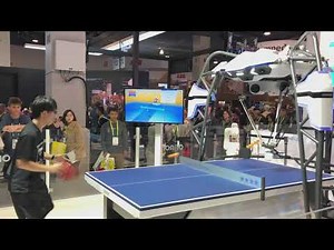 Omron Forpheus Ping-Pong Robot at CES