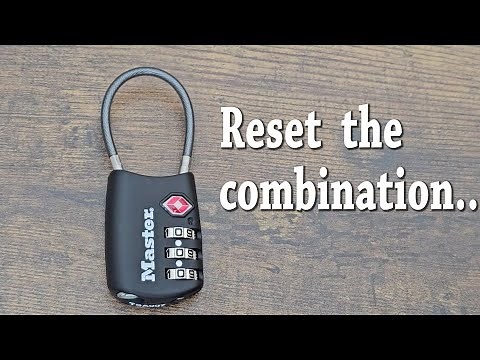 Master Lock - Reset Combination - Easy Peasy