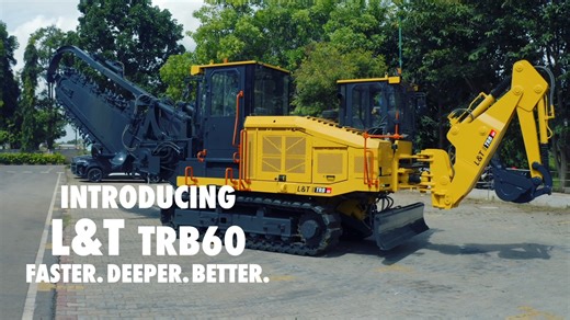 Construction-Mining Machinery | Engineered to conquer the toughest ground. 💪⚙️ The L&T TRB 60 delivers clean, precise trenches with consistent depth — even in the most... | Instagram