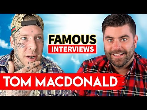Tom MacDonald | Famous Interviews | About His Life Before Fame, Billboard, Eminem & More