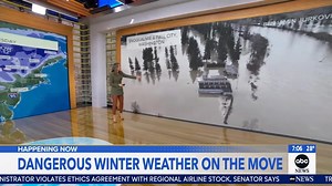 12-10-25 3 to 6 inches of snow with this quick moving system from parts of eastern North Dakota through Minnesota, Wisconsin, and Michigan now into the northeast. Plus a look at the flood concerns for Washington state today. | Ginger Zee