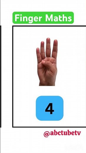 Finger Maths Learn to Count Numbers with Fingers #maths #abacus #fingermath