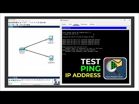 How to Ping IP Address in Cisco Packet Tracer - Set IP Address, Ping Simulation (Bahasa Indonesia)
