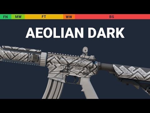 M4A4 Aeolian Dark - Skin Float And Wear Preview