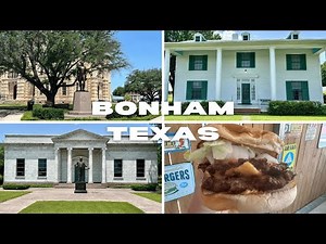 Exploring Bonham, Texas: Muddbones Burgers, Historic Downtown & Sam Rayburn Sites