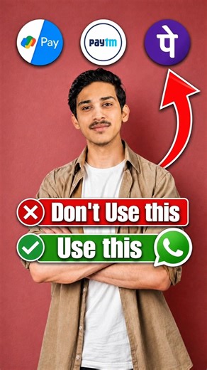 Don't ❌Use payment app's*Use Only WhatsApp* 🟢 @namah_tech @YouTube #shorts