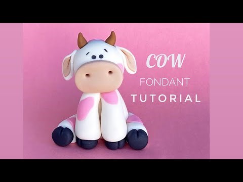 How to make a fondant Cow