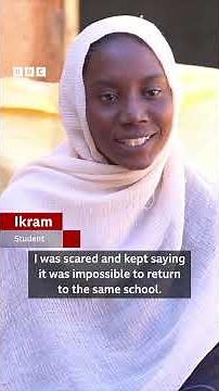 The twin girls returning to a school caught up in the Sudan war - BBC Africa