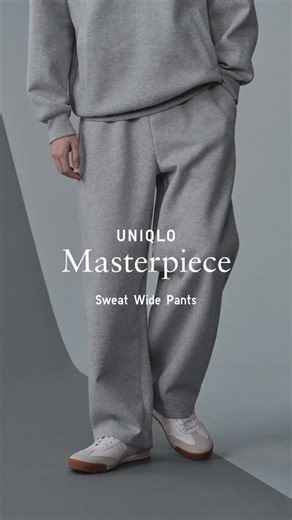 Mastering the art of comfort is no easy feat. For our Sweat Wide Pants, we have implemented the right amount of structure, sheen and updated its fit, crafting a truly modern pair of sweats. #UniqloSG #UniqloC #Masterpiece | Uniqlo Singapore