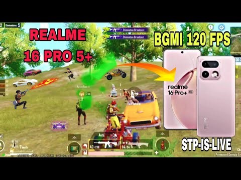 Realme 16 Pro BGMI 120 FPS TEST 🤡 Realme bgmi fps test Game play 😱 BGMI 120 fps🔥new mobile realme 16