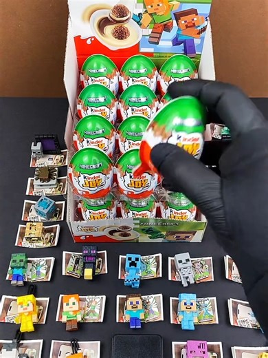 Kinder Joy Minecraft code for Zombie & Ocelot with weight! #kinderjoy #minecraft #kinderjoyminecraft#kinderjoycode #minecraftcodes