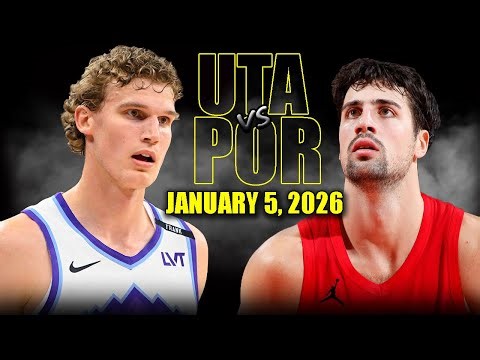 Utah Jazz vs Portland Trail Blazers Full Game Highlights – January 5, 2026 | NBA Season