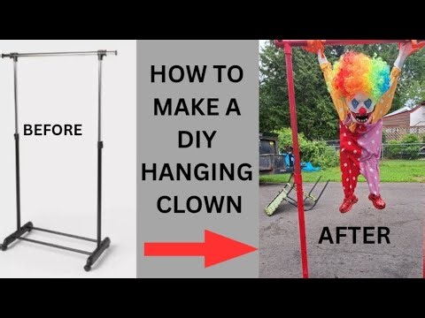 How to make a DIY hanging clown