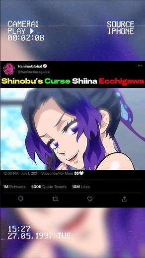 Shinobu's Curse 4K Enhanced 😍