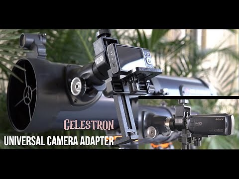 UNIVERSAL CAMERA ADAPTER using Celestron Astromaster 130EQ Telescope | 20mm & 10mm Eyepiece