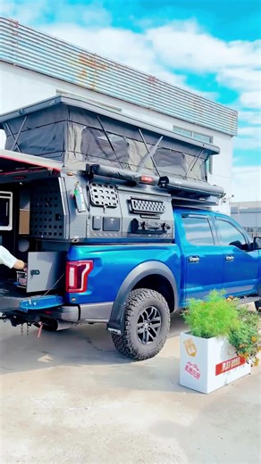Versatile Off-Road Pop-Up Camper for Ford and Toyota Trucks
