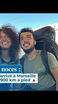 Voyage de noces : ce couple est arrivé à Marseille après plus de 900 km à pied