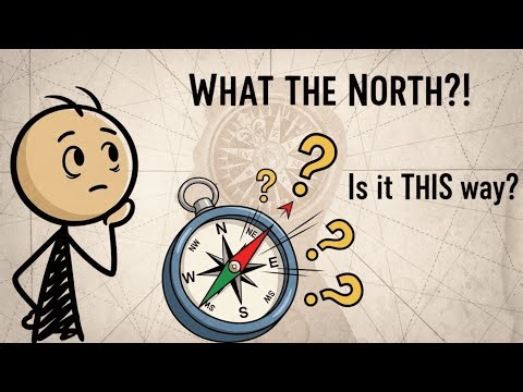 Why Does a Compass Always Point North? | The Magnetic Secret Inside Earth’s Core 🧭🌍