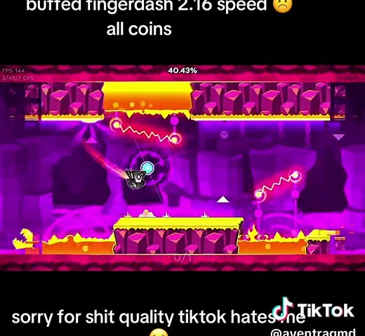 Geometry Dash FingerDash Gameplay Overview