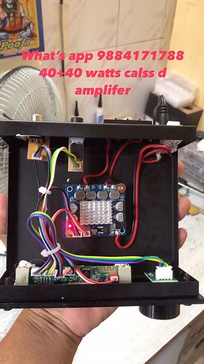 What’s. App 9884171788 @40 40 watts class d amplifer #geestar #geestaraudio #speaker #tweeter #speakers #audio #hometheatre #bookshelf #surroundspeakers #fullrangespeaker #amplifier #poweramplifier #preamplifier #5.1 #homecinema | Naveen Gulia