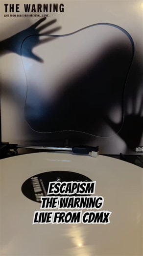 Escapism | The Warning | Live from Auditorio Nacional, CDMX | #thewarningrockband #music #vinyl