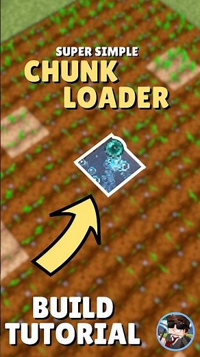 Keep Your Minecraft Farms Running 24/7 - Easy Ender Pearl Chunk Loader!