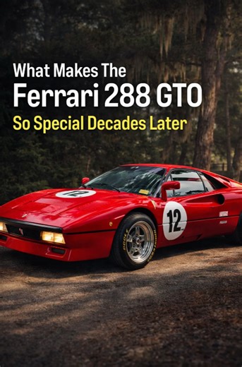 What makes the Ferrari 288 GTO so special decades later