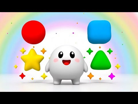 Colors and Shapes Go! 🔴🟦⭐🔺 | Fun Learning Song for Babies and Toddlers 🎵
