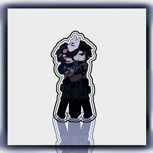 Ticci Toby and Masky Kissing Scene in Gacha Life