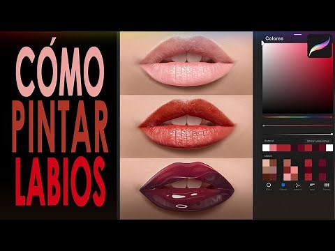 Cómo pintar labios realistas