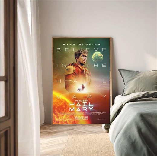 Deep space rescue poster scifi film inspired wall art futuristic minimalist print decor3