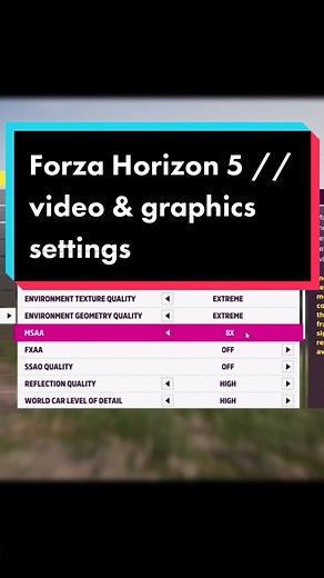 Best Forza Horizon 5 Video & Graphics Settings