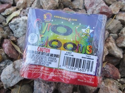 Phantom Fireworks - Gyro Blooms ground spinner novelty firework