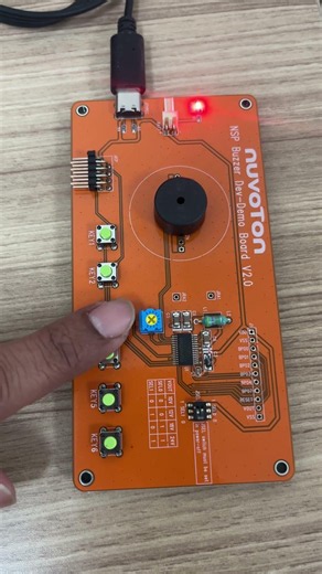 Nuvoton NSP Buzzer Demo #arduino #embedded #buzzer #nuvoton