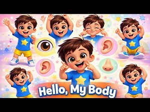 Hello, My Body! 👋🧠 | Fun Kids Song to Learn Body Parts | Educational Cartoon