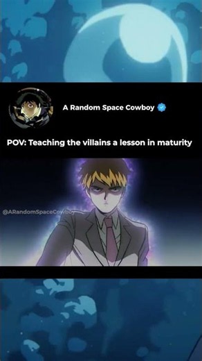 Reigen with powers was peak cinema 😭🔥 #shorts #mobpsycho100 #anime