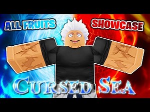 All Fruits Showcase In CURSED SEA | Roblox