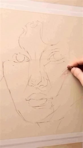 Graceful contour and structure define this pastel portrait, where rhythm and form work in harmony. Delicate cross hatching builds light and depth with anatomical clarity, shaping the face with both precision and tenderness that invite quiet emotion. Via: @lutherpaola 🖼️ Artwork: Pastel Cross Contour Portrait Art by: @tri.shiba Remarks by: @paolaportfolio #artworkanalysis #paolaluther Art Lessons: @therealatelier 🎨 | Paola Luther